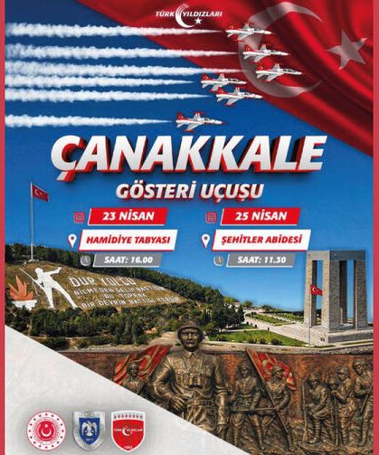 Çanakkale semalarında, tarihin izinde bir bayram uçuşu