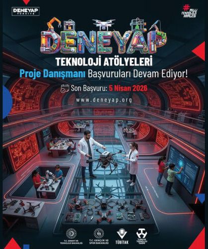 DENEYAP Teknoloji Atölyeleri Proje Danışmanı Başvuruları Devam Ediyor!