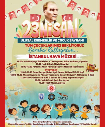 İstanbul Hava Müzesinde çocuklarımızla buluşuyoruz