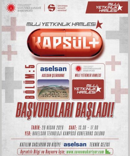 KAPSÜL Programı 5 BÖLÜM  Başvuruları BAŞLADI