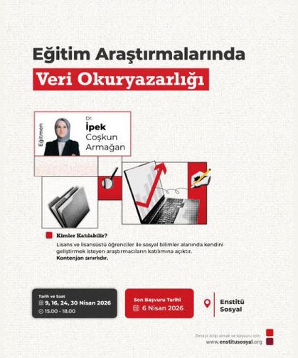 Eğitim Araştırmalarında Veri Okuryazarlığı Eğitim Programı