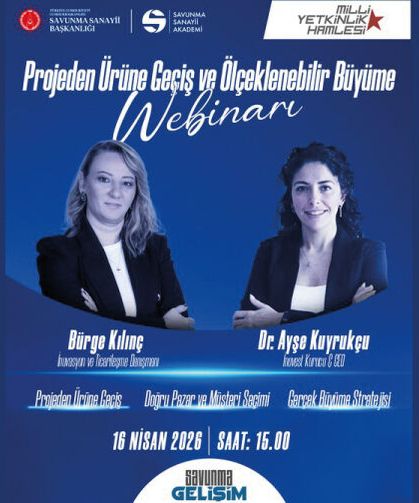 "Projeden Ürüne Geçiş ve Ölçeklenebilir Büyüme" Webinarı