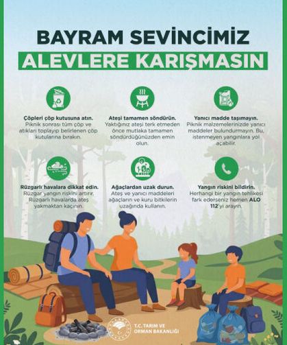 Geride sadece güzel anılar bırakalım; sönmemiş ateş, toplanmamış çöp değil