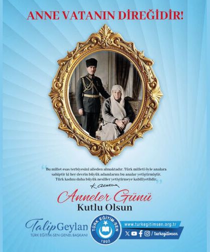 ANNELER GÜNÜ KUTLU OLSUN!