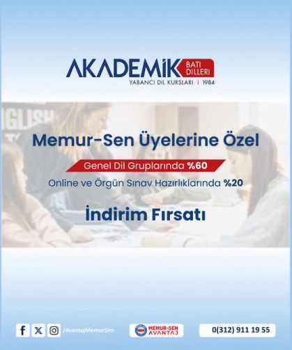 MemurSenAvantaj Dünyasında sizleri bekliyor