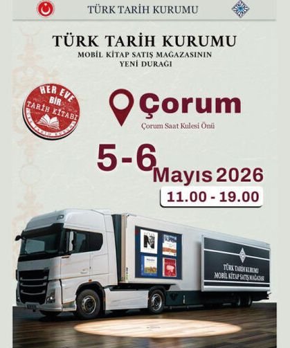 Mobil kitap satış mağazamızın sıradaki durağı Çorum!