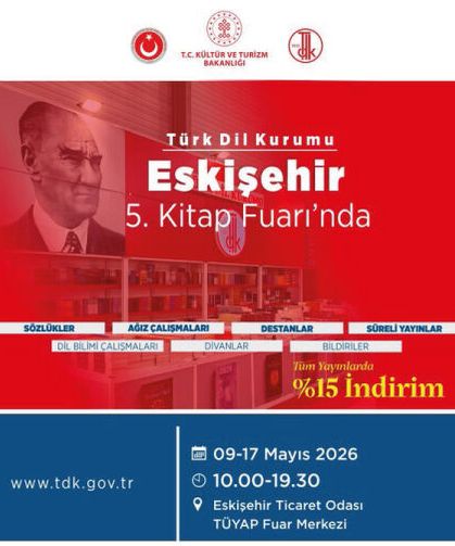 Türk Dil Kurumu yayınları Eskişehir 5. Kitap Fuarı’nda