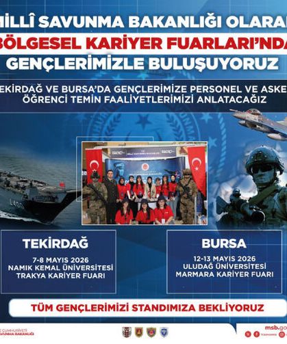 Tekirdağ  ve Bursa Kariyer Fuarları’nda Gençlerimizle Buluşuyoruz