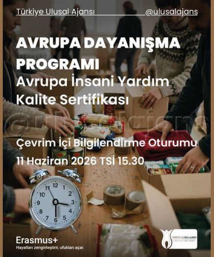 Avrupa İnsani Yardım Kalite Sertifikası çağrısına başvuru süreci