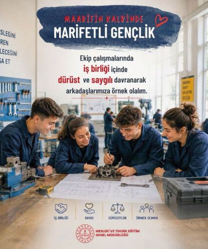 Mesleki ve teknik eğitim birlikte çalışma kültürünü geliştirir