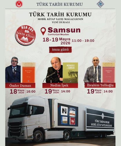 Mobil kitap satış mağazamız Samsun'da