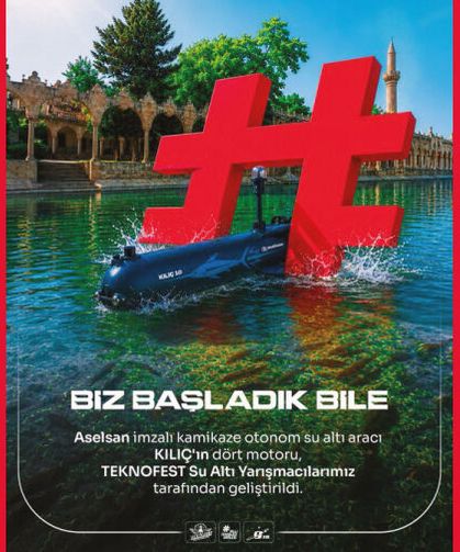 Kamikaze otonom su altı aracı Kılıç’ın motorları