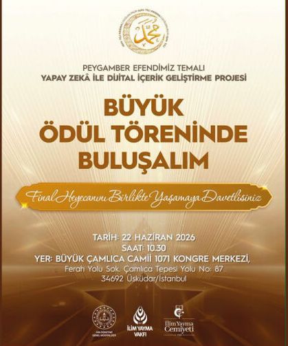 Büyük ödül töreninde buluşalım