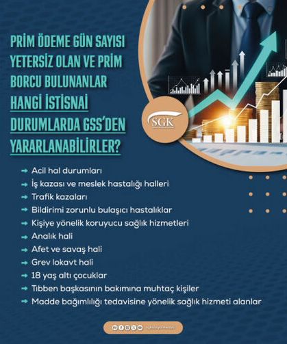 SGK'de istisnai durumlar