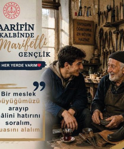 Ustaya duyulan saygı, mesleğin ruhunu yaşatır