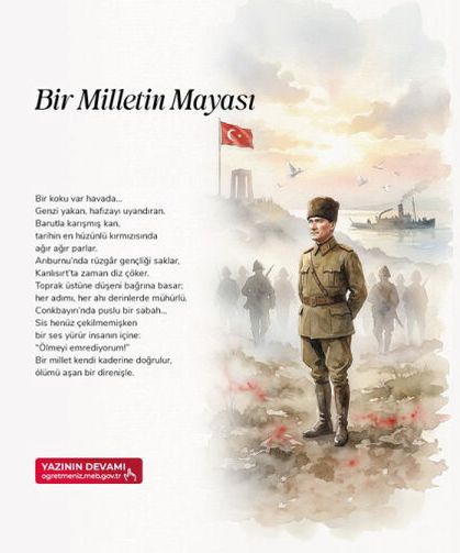 Süleyman AÇIKGÖZ’ün “Bir Milletin Mayası” şiiri