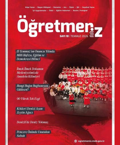 ÖğretmenİZ Dergisinde Bizden Biri