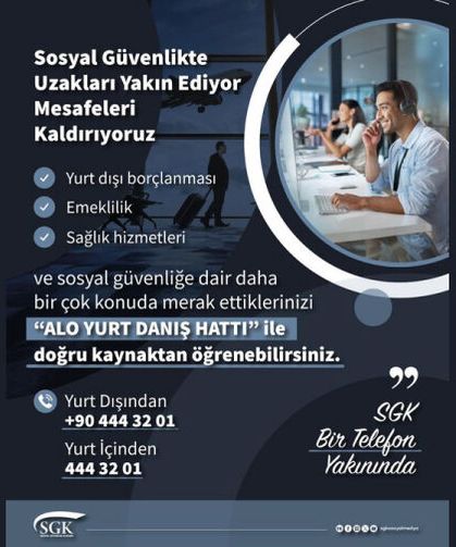 Alo Yurt Danış Hattı ile Bir Telefon Yakınınızdayız.