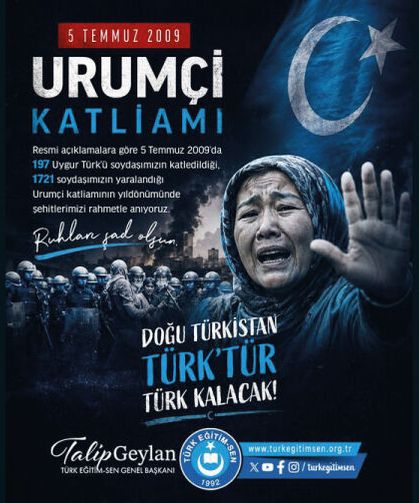Doğu Türkistan Türk'tür Türk Kalacak