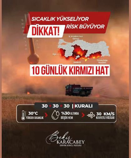 Bir kıvılcım, büyük bir felakete dönüşmesin