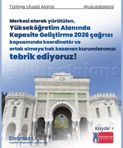 Yükseköğretim Alanında Kapasite Geliştirme-2026 yılı başvuru sonuçları açıklandı