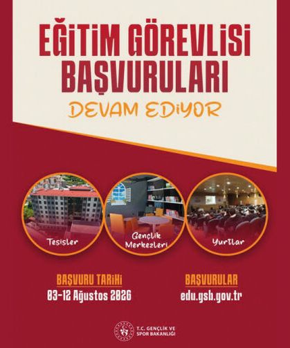 Eğitim Görevlisi ve Antrenör Başvuruları Devam Ediyor!