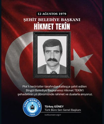 Şehit Belediye Başkanı Hikmet Tekin