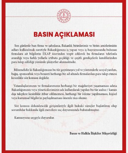 Dolandırıcılara Dikkat