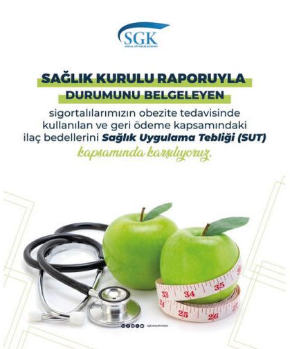 Obezite tedavisinde kullanılan ilaç bedelleri