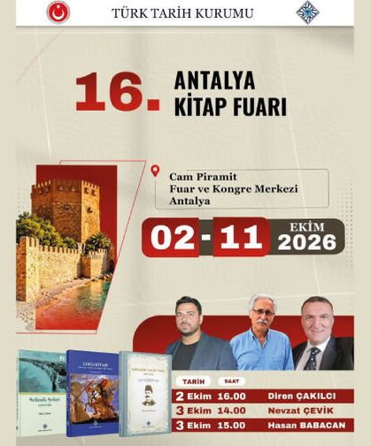 16. Antalya Kitap Fuarı’nda okurlarımızla buluşacağız