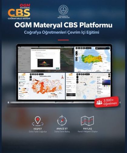 OGM MATERYAL CBS EĞİTİMLERİNE 3 BİNDEN FAZLA ÖĞRETMEN KATILDI