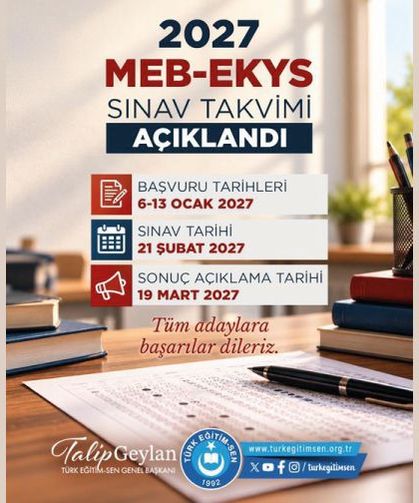 Sınava girecek tüm arkadaşlara şimdiden kolaylıklar ve başarılar diliyorum.