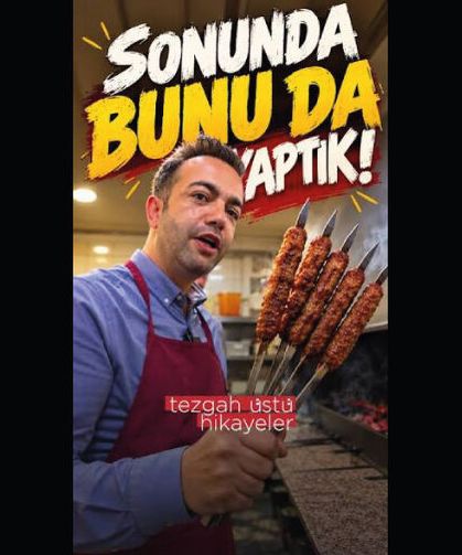 İbrahim Usta’nın ellerine sağlık