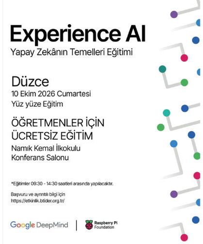 Experience AI: Yapay Zekanın Temelleri" eğitimi için gün ve yer belli, sıra sizde