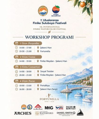 7.Uluslarası Finike Suluboya Festivali