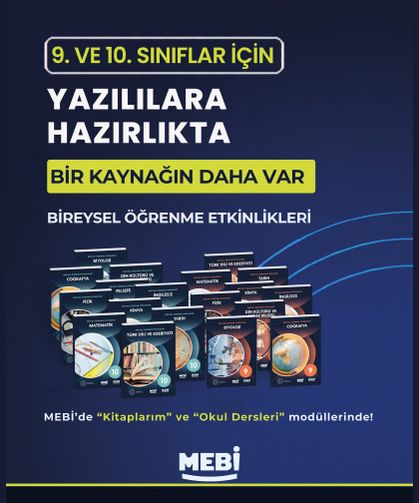 9 ve 10. sınıflar, yazılılara hazırlıkta bir kaynağın daha var!