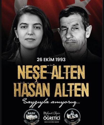 Neşe Alten Öğretmenimiz ve babası Hasan Alten'i rahmet ve minnetle anıyoruz