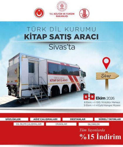 Türk Dil Kurumu yayınları Sivas’ta