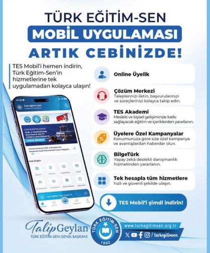 TES Mobil’i keşfedin.