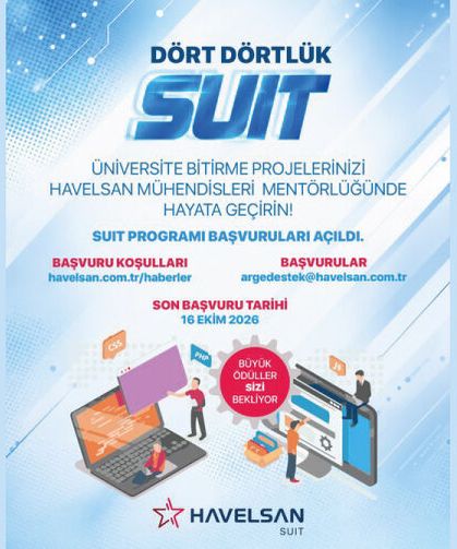HAVELSAN SUIT Başvuruları Başladı!