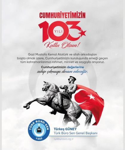 Türkiye sevdamız, Cumhuriyet sevdamızdır!