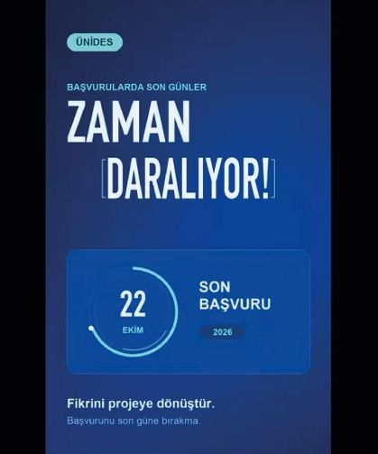 Genç fikirler için son başvuru tarihi yaklaşıyor!