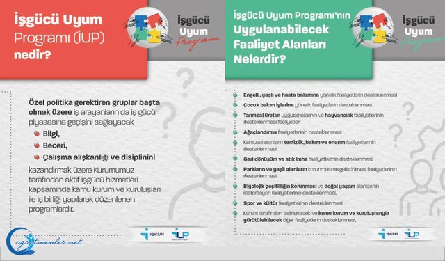 İşgücü Uyum Programı İUP  ve Faaliyet alanları nedir?