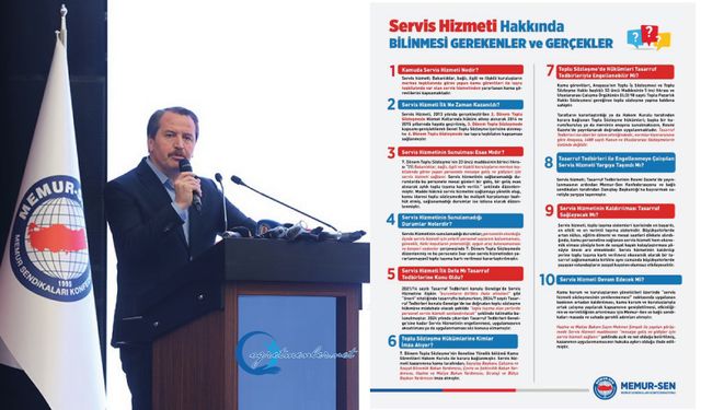 Servis Hizmet Hakkında Bilinmesi Gerekenler ve Gerçekler