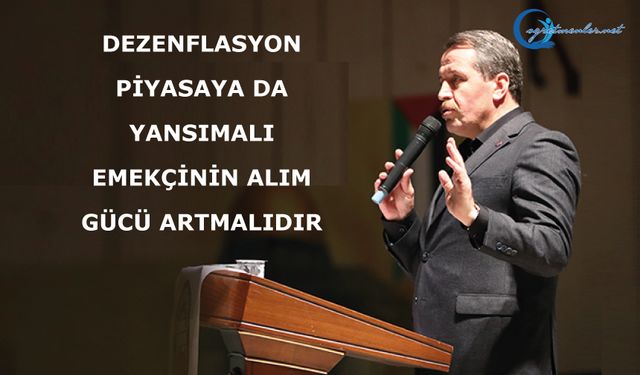 Dezenflasyon Piyasaya Da Yansımalı, Emekçinin Alım Gücü Artmalıdır