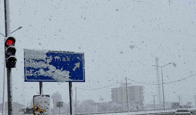 Bitlis’e mevsimin ilk karı yağdı