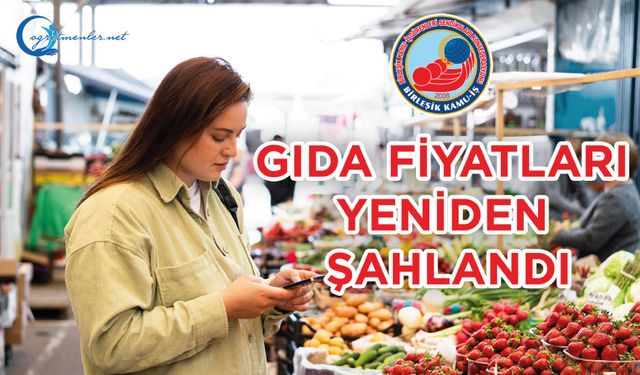 Gıda Fiyatları Yeniden Şahlandı