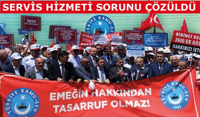 Girişimlerimiz Sonuç Verdi Servis Hizmeti Sorunu Çözüldü