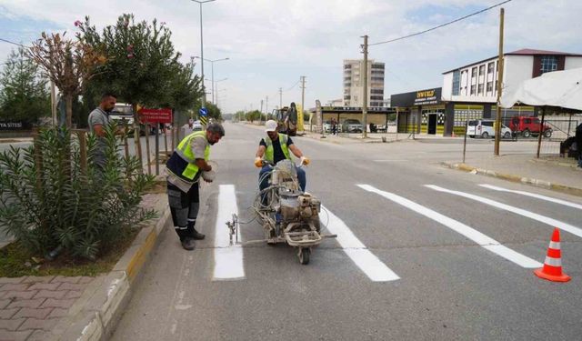 Okul önlerinde trafik güvenliği çalışmaları yapıldı