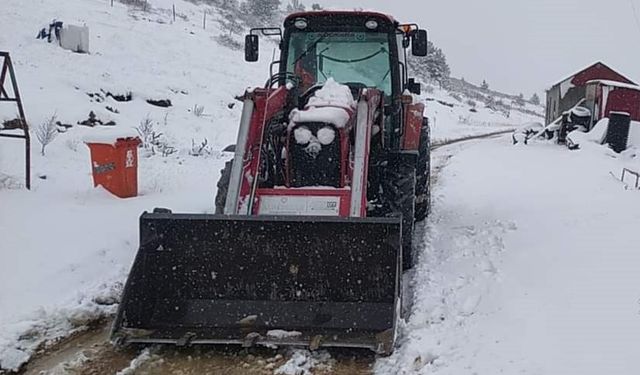 Ordu’nun yüksek kesimlerinde kar yağışı